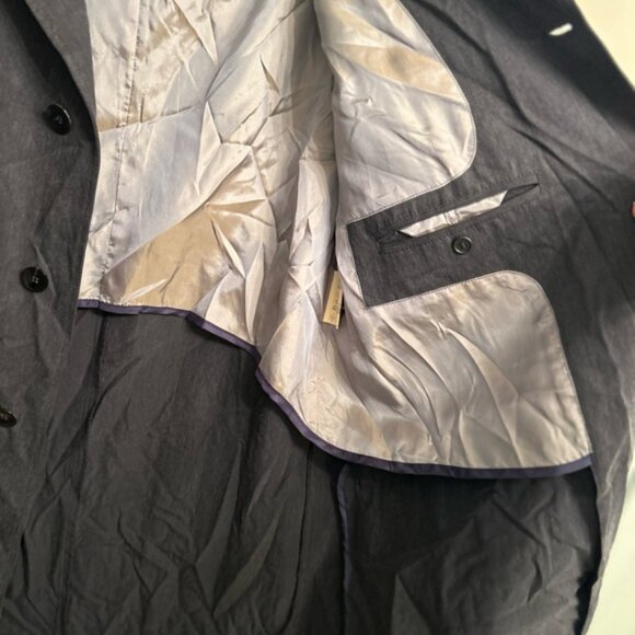 Canali Men's Charcoal Jacket - Picture 10 of 11